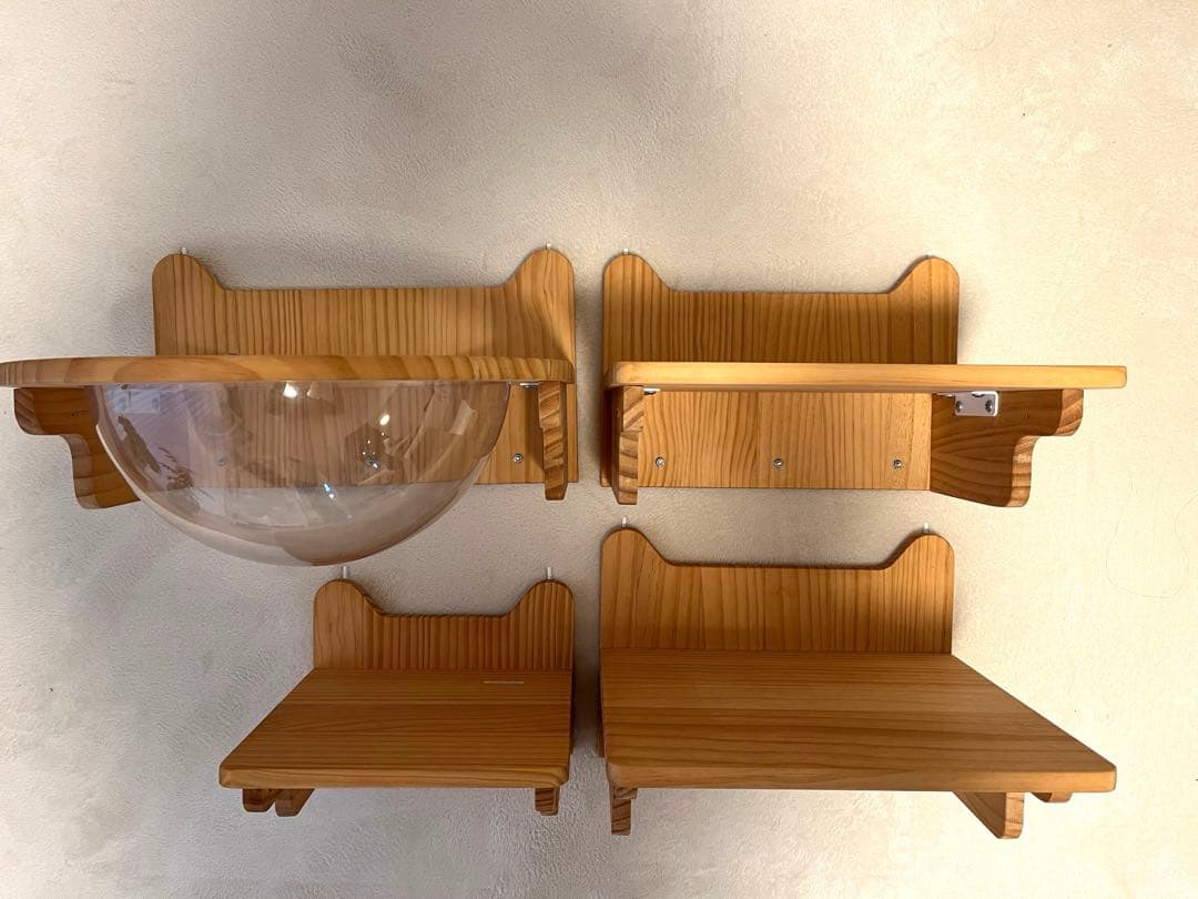 ニトリ　壁面キャットウォーク用　パーツ4点セット