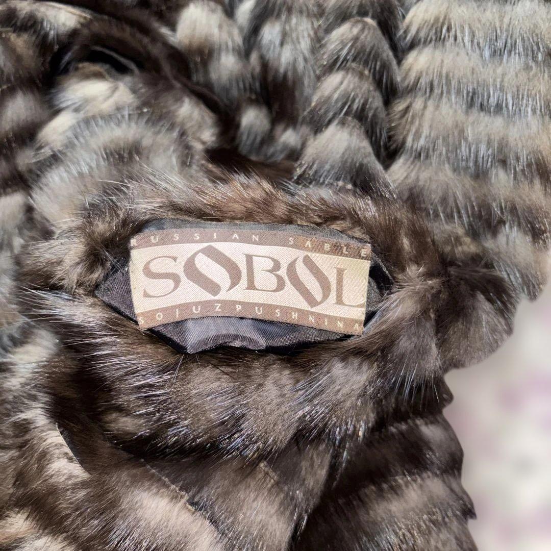 ロシアンセーブル　シルクリバーシブルジャケット