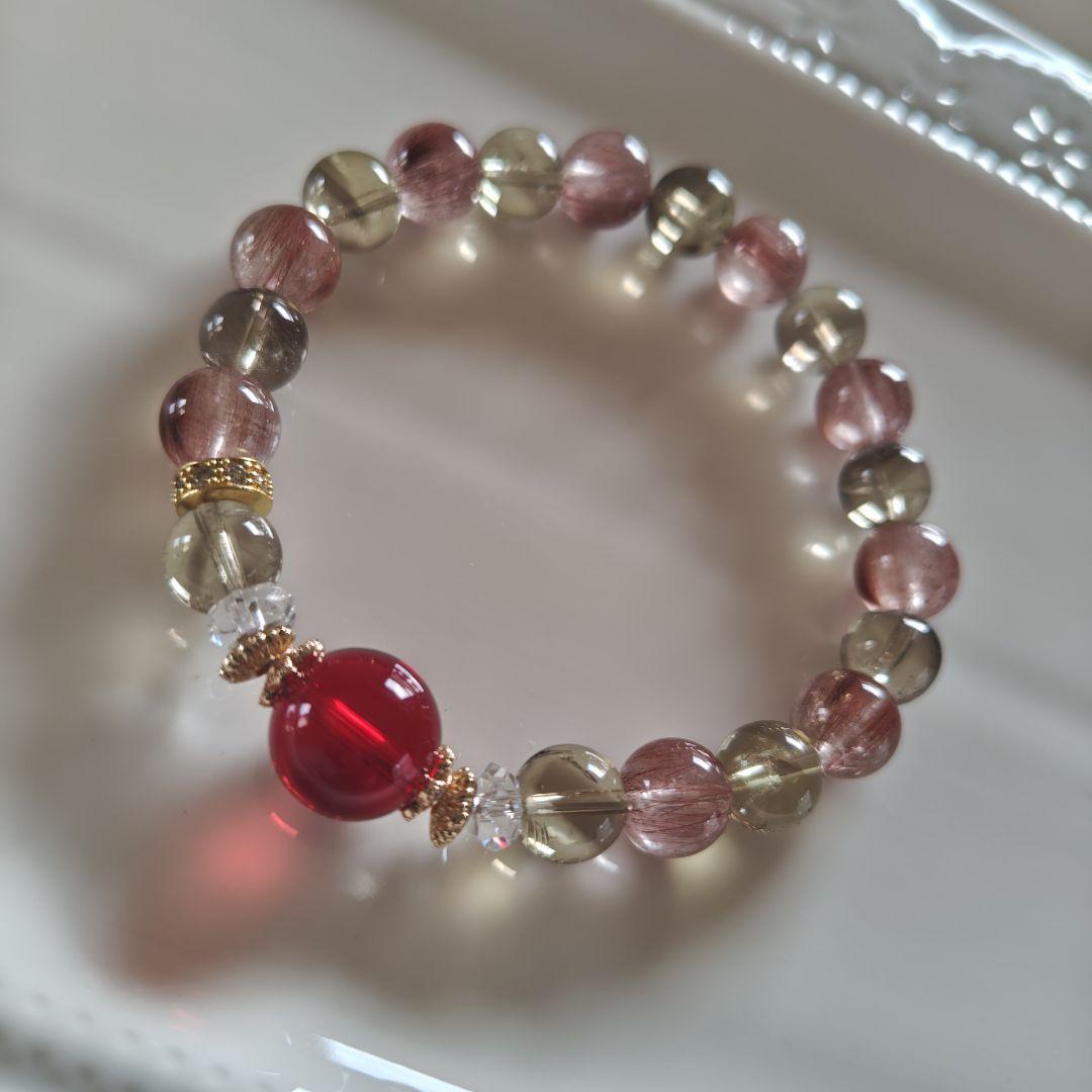 おまとめ専用です♡新作♡レッドルチル、スモーキーシトリン、練りレッドアンバー