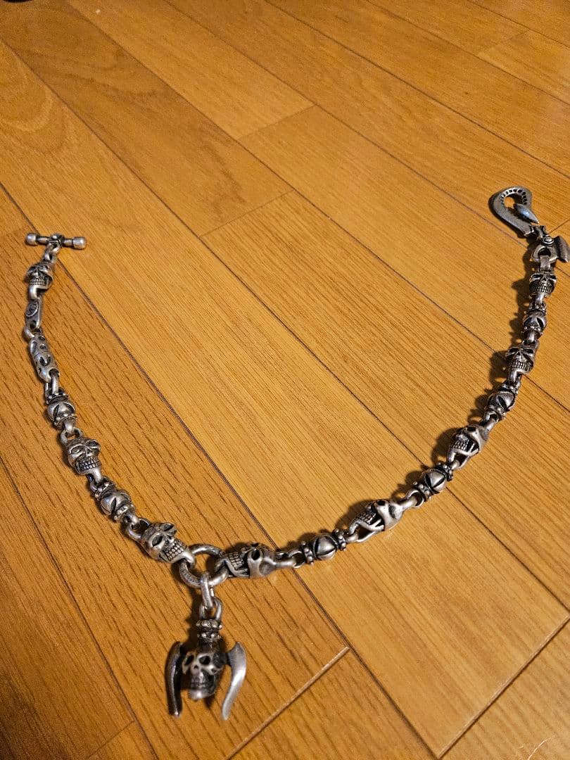 スカルデザイン ウォレットチェーン　トラヴィス？