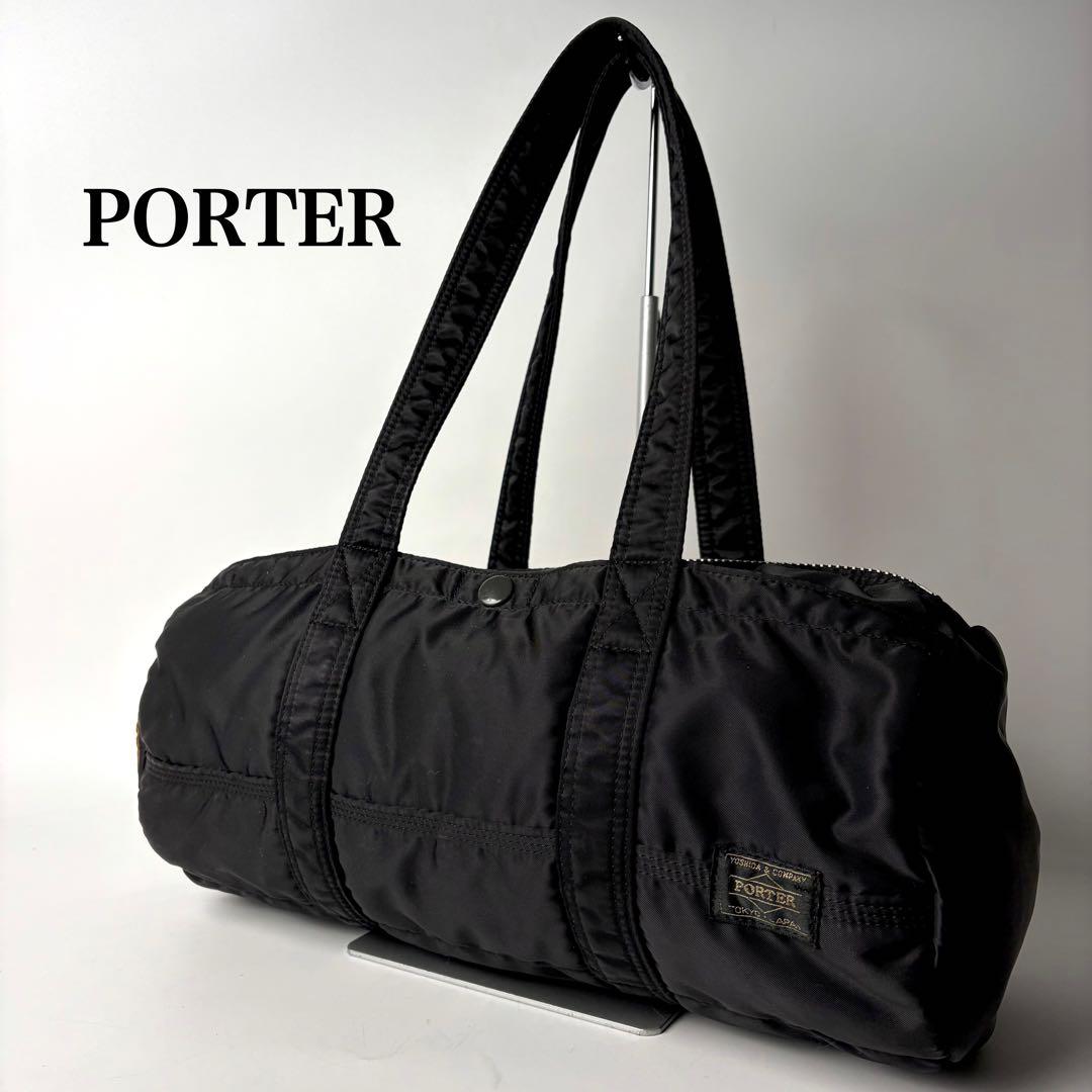 【廃盤品】ポーターTANKERタンカーミニボストンDUFFLE BAG(L)黒
