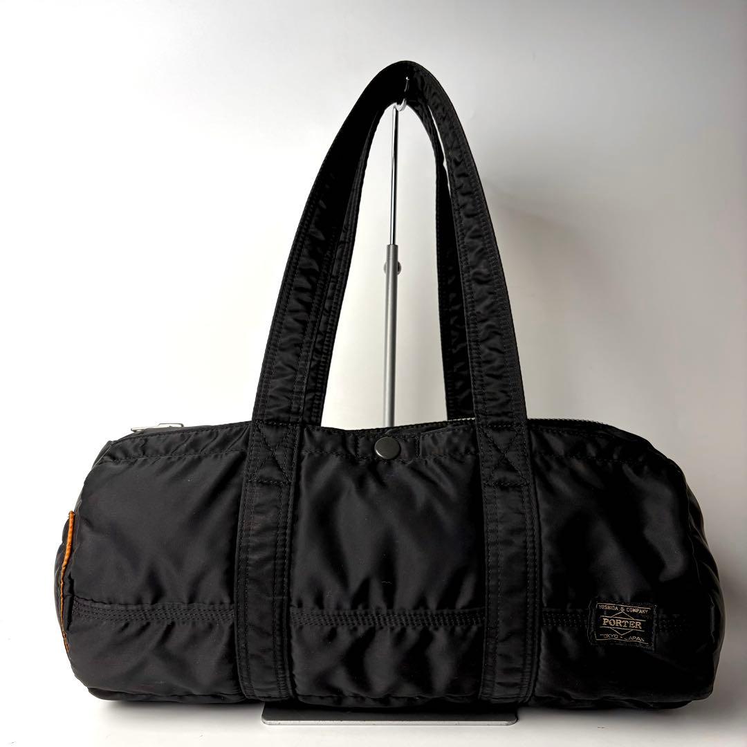 【廃盤品】ポーターTANKERタンカーミニボストンDUFFLE BAG(L)黒