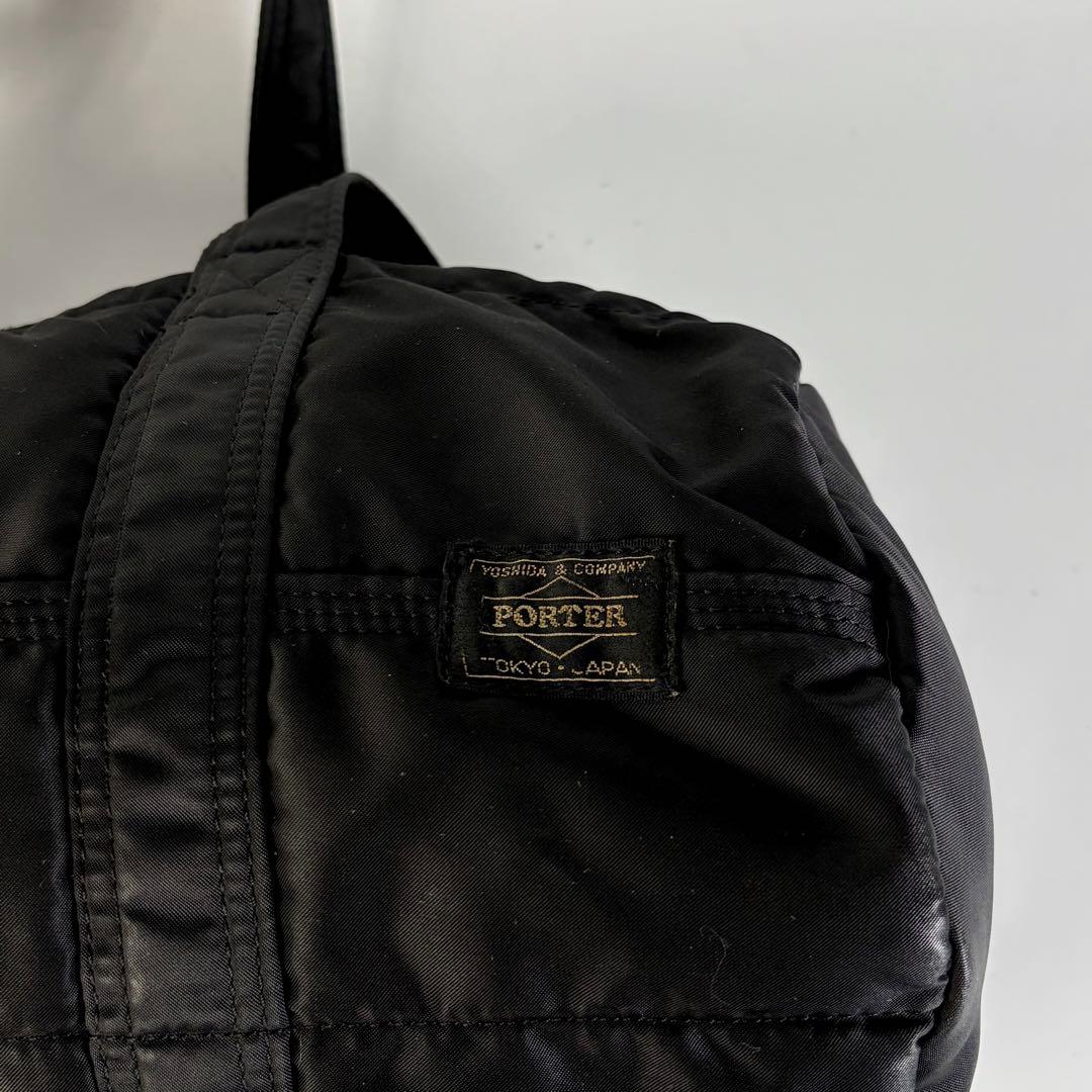 【廃盤品】ポーターTANKERタンカーミニボストンDUFFLE BAG(L)黒