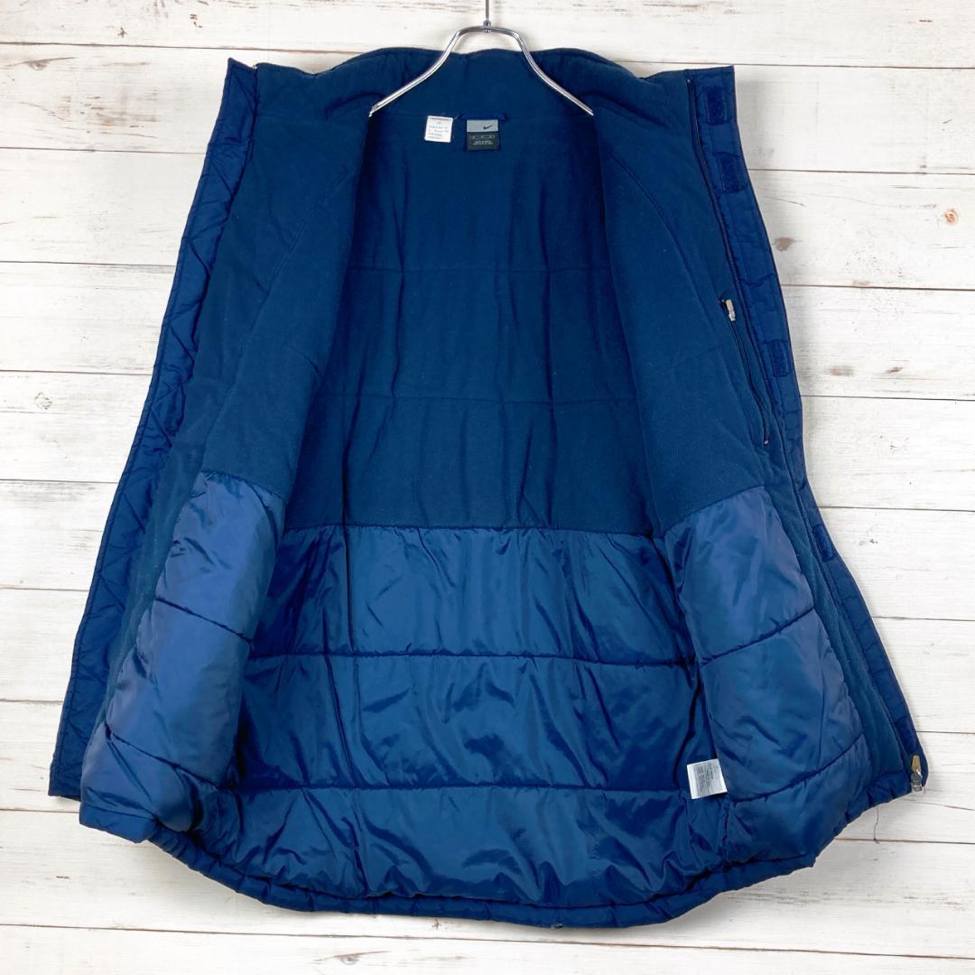 ナイキ　ベンチコート インテルミラノ　PIRELLI　フリース　紺　M　286