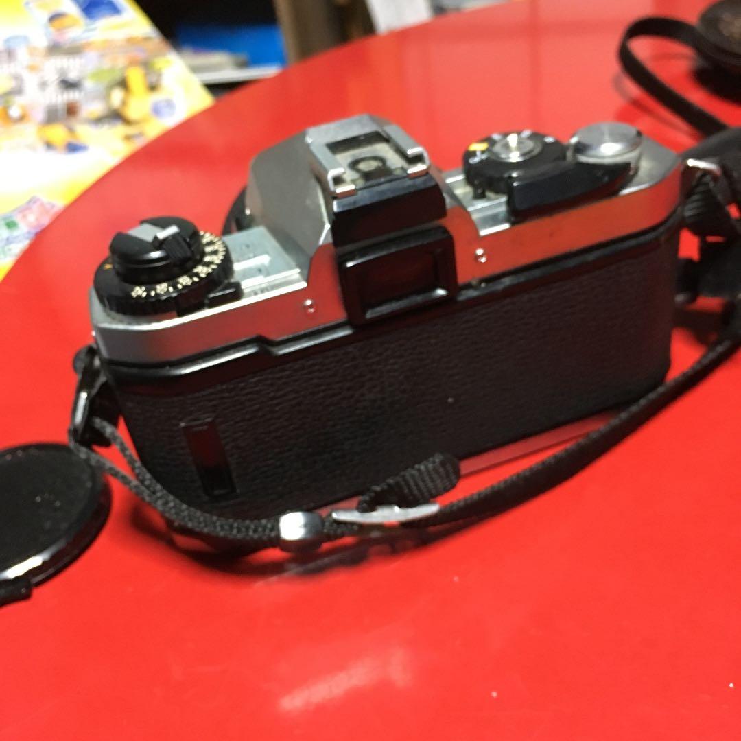 FUJICA AX-1  フィルムカメラ ケース付ストロボ付