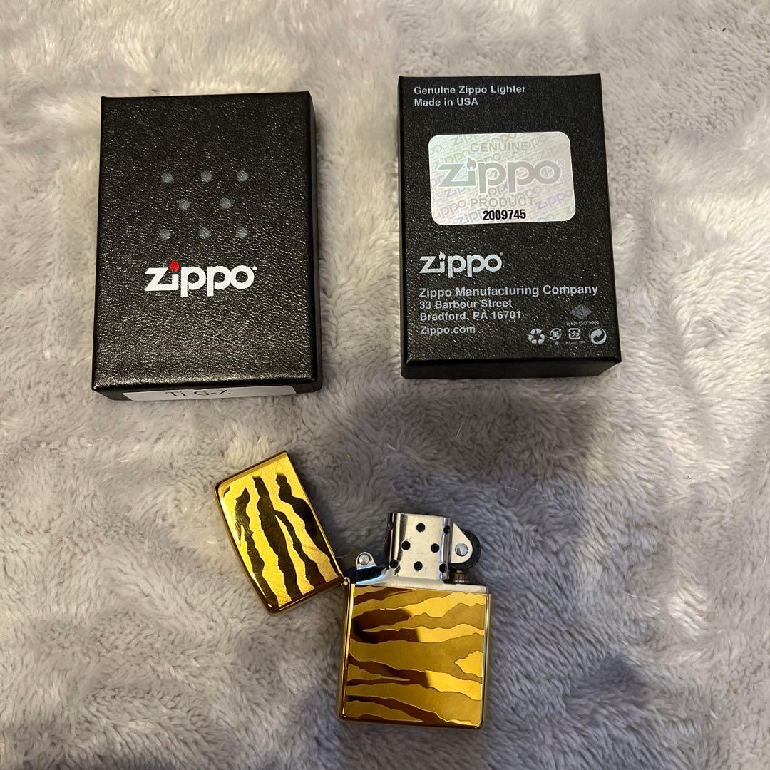 ZIPPO 虎柄　未使用