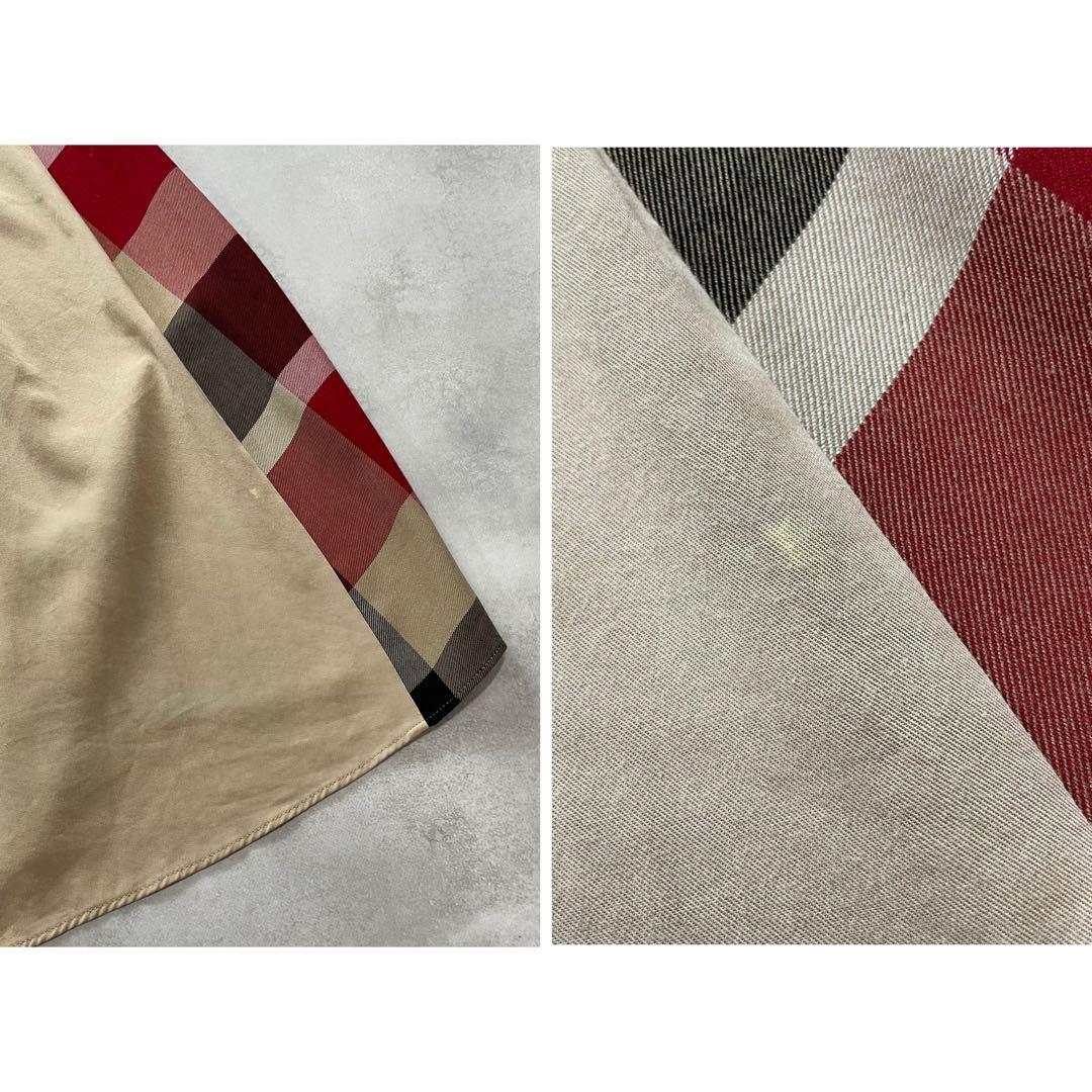 お洒落✨ブルーレーベルクレストブリッジ ロングワンピース チェック 赤 リボン