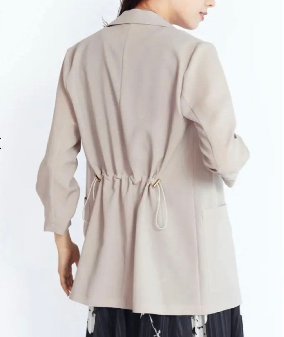 新品＊FENNEL フェンネルギャザースリーブテーラーカラージャケット ヤマダヤ