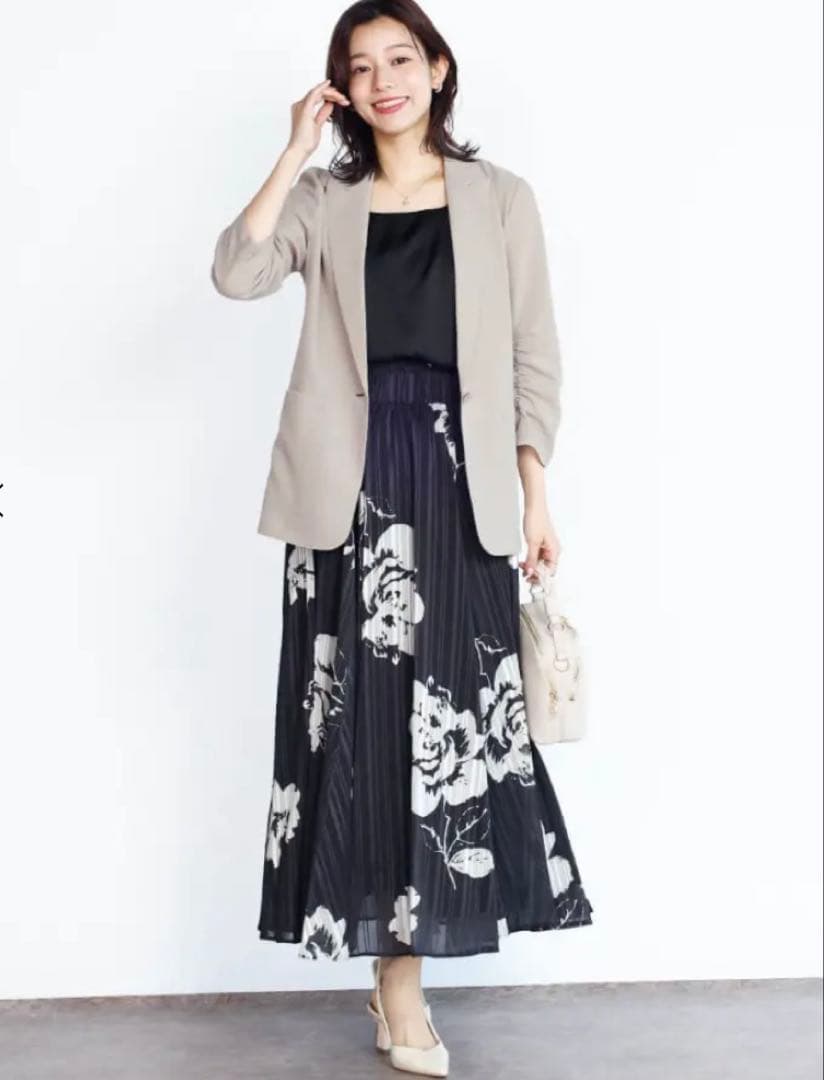 新品＊FENNEL フェンネルギャザースリーブテーラーカラージャケット ヤマダヤ