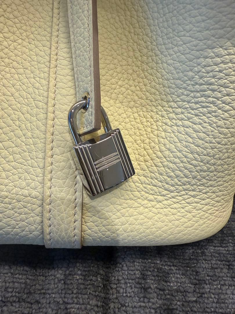 エルメス。ピコタンMM。Ｋ刻印ジョーヌプッサン。最終値下げ！