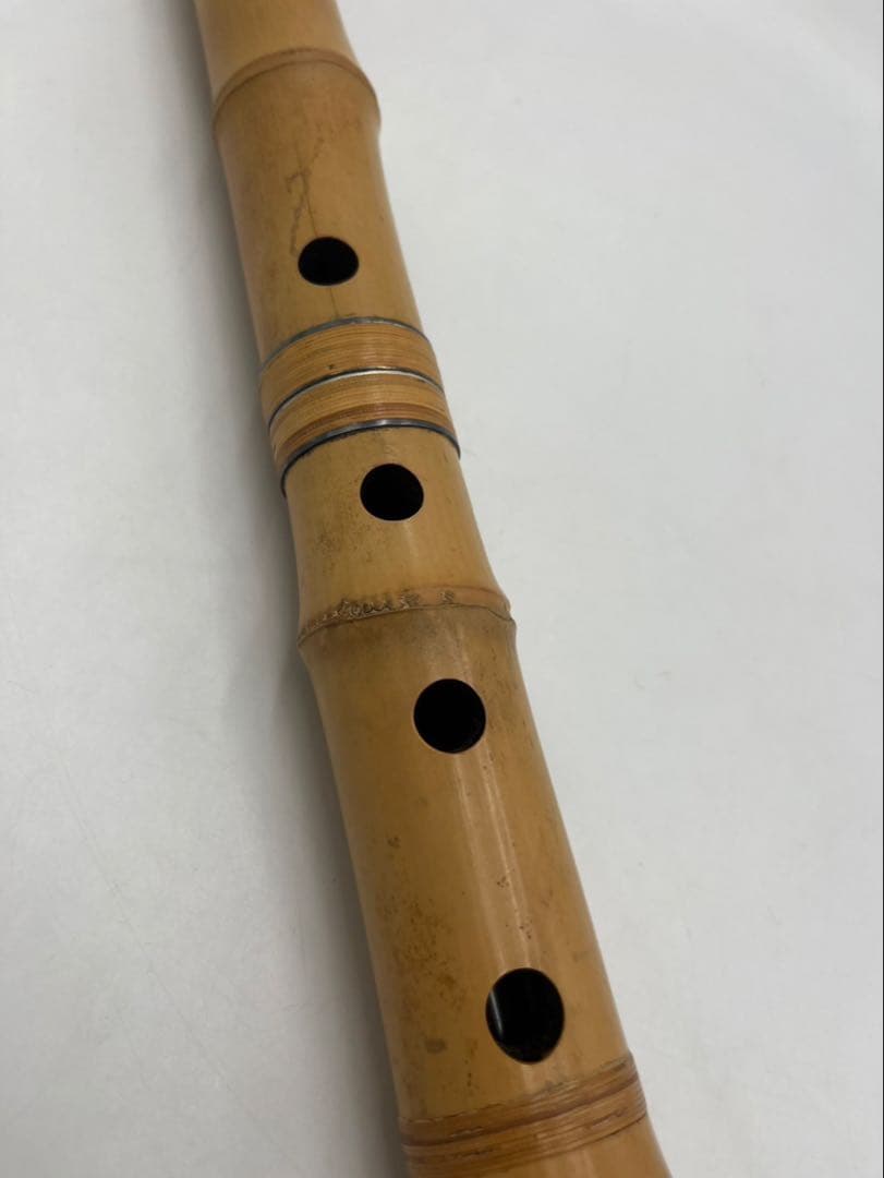 尺八　琴古流　不明　銘入り　和楽器