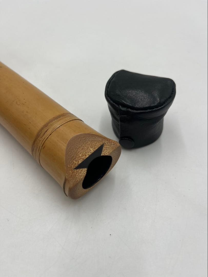 尺八　琴古流　不明　銘入り　和楽器