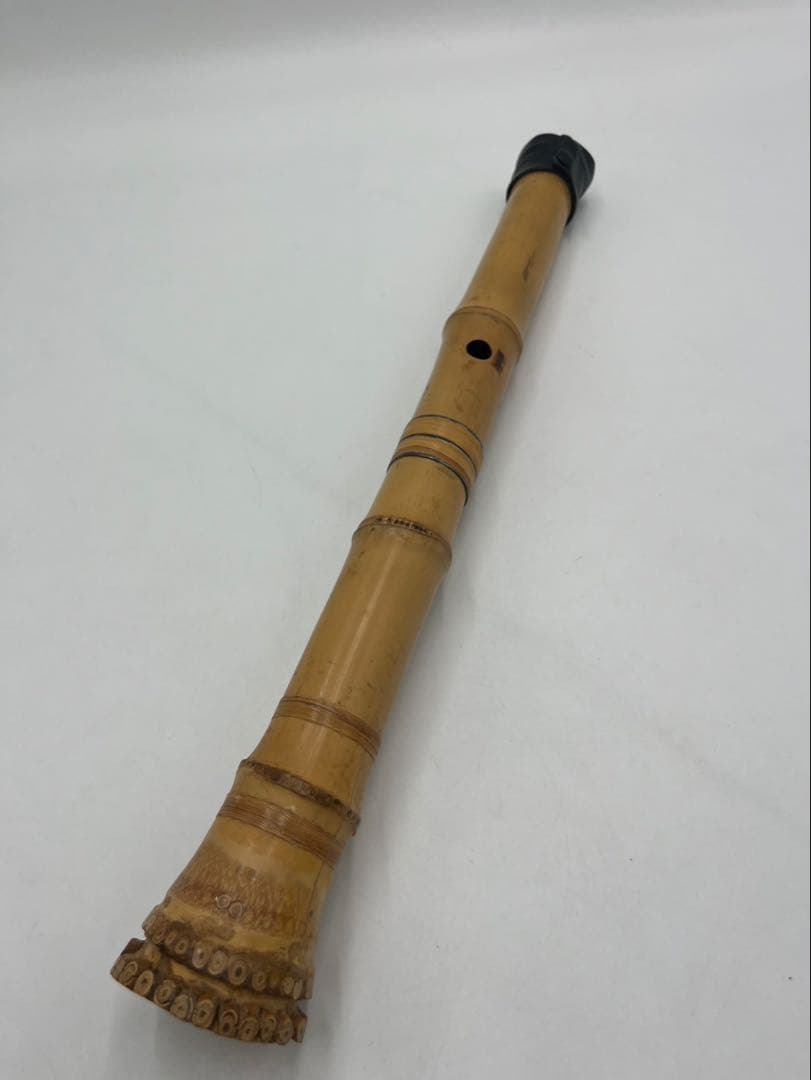 尺八　琴古流　不明　銘入り　和楽器