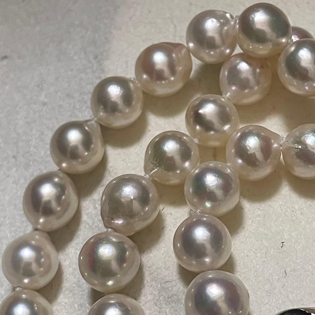 専用 【超大珠✨連結可】あこや真珠 ネックレス 8.5-9.0 パール テリ強