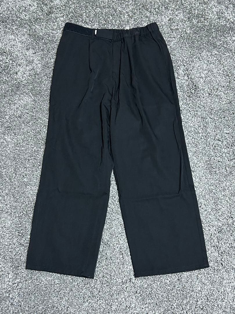 パンツ GraphpaperScale Off Wool Wide Chef Pants
