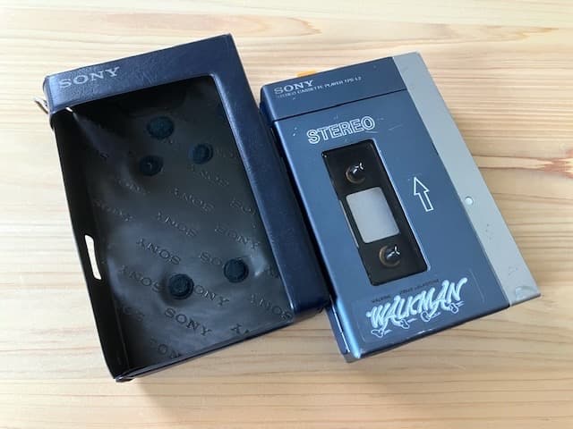 超希少品 高音質 整備済完全動作品 SONY TPS-L2 新品ヘッドホン付☆