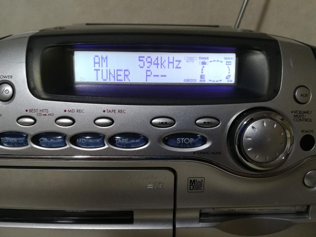 希少 動作品 ケンウッド MDX-F55 MDステレオシステム RAMPAGE