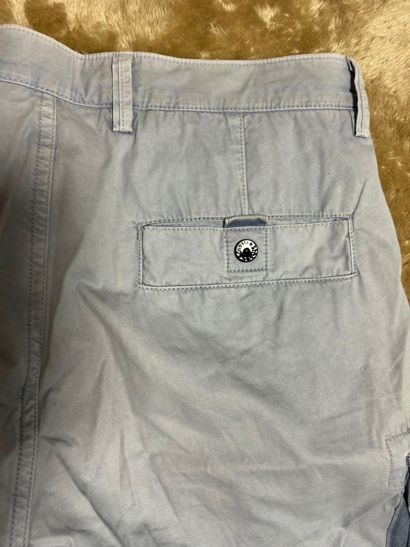 STONE  ハーフパンツ ウォッシュ加工　ブルー