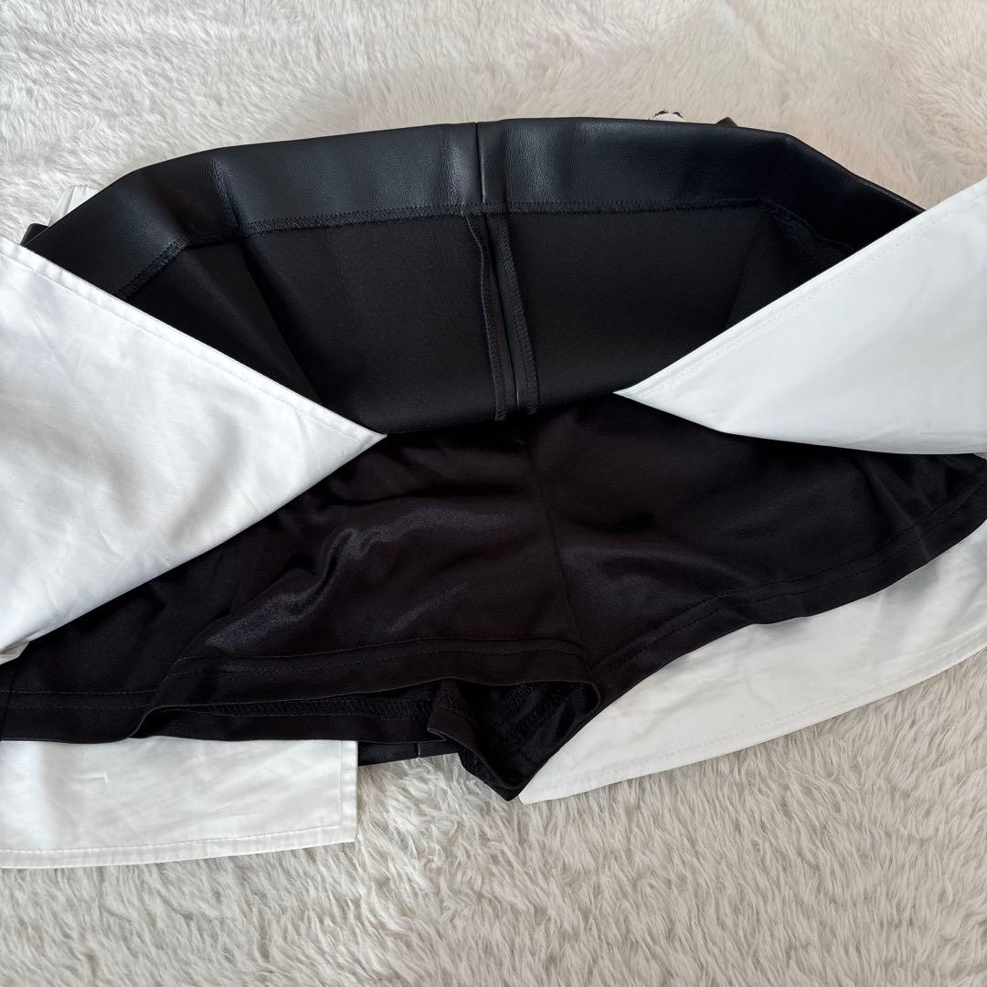 andwang レザー　スカート