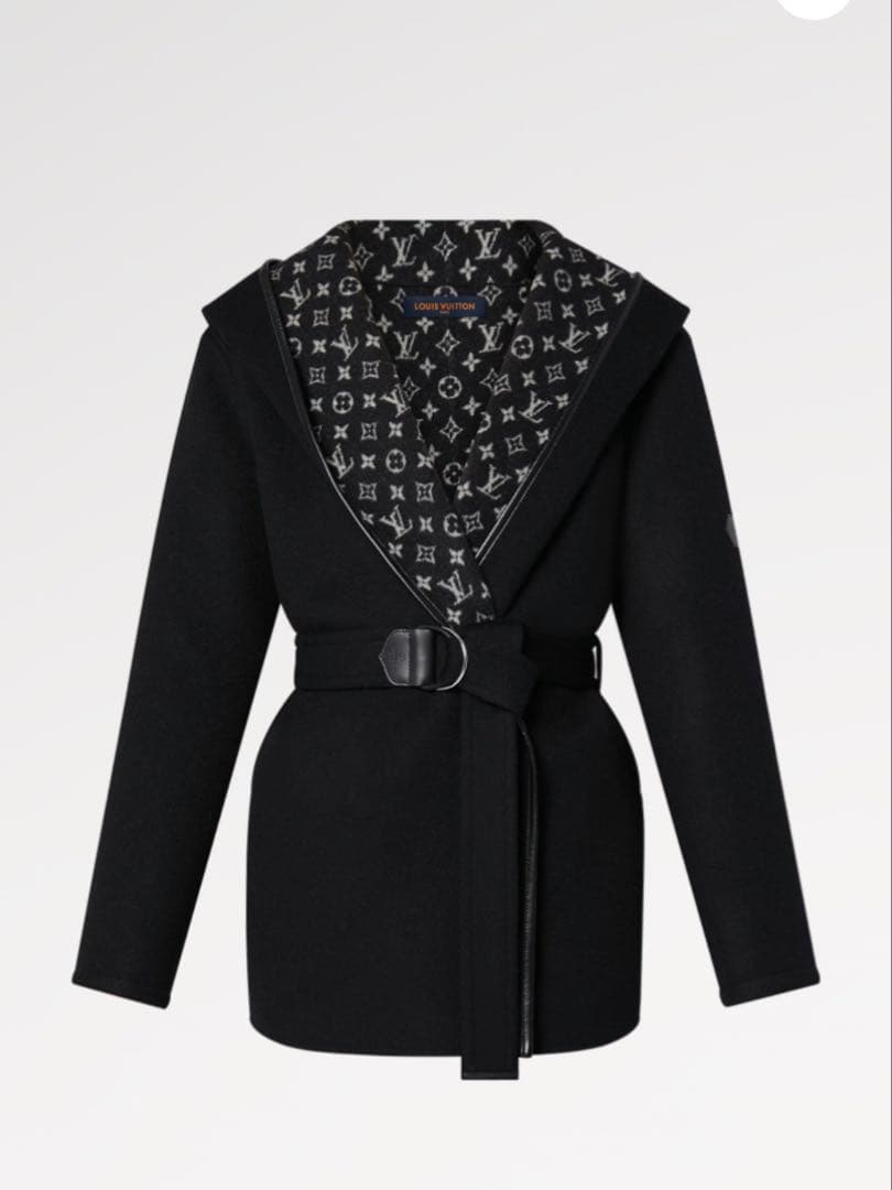 ルイヴィトン ベルテッドショートラップピーコート