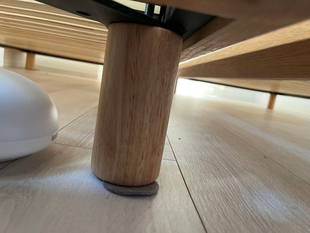 無印良品　ベッドフレーム　オーク材　シングル②