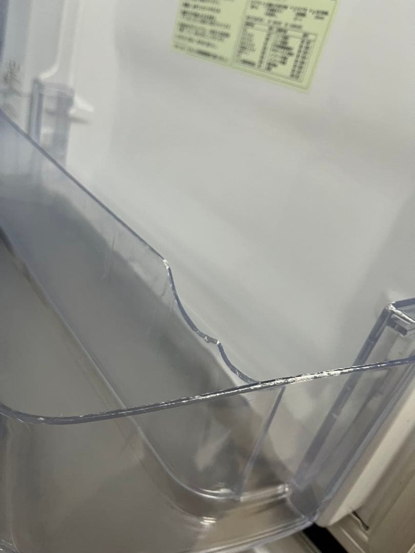 SHARP 2ドア冷蔵庫 SJ-PD28G　一部分破損あります