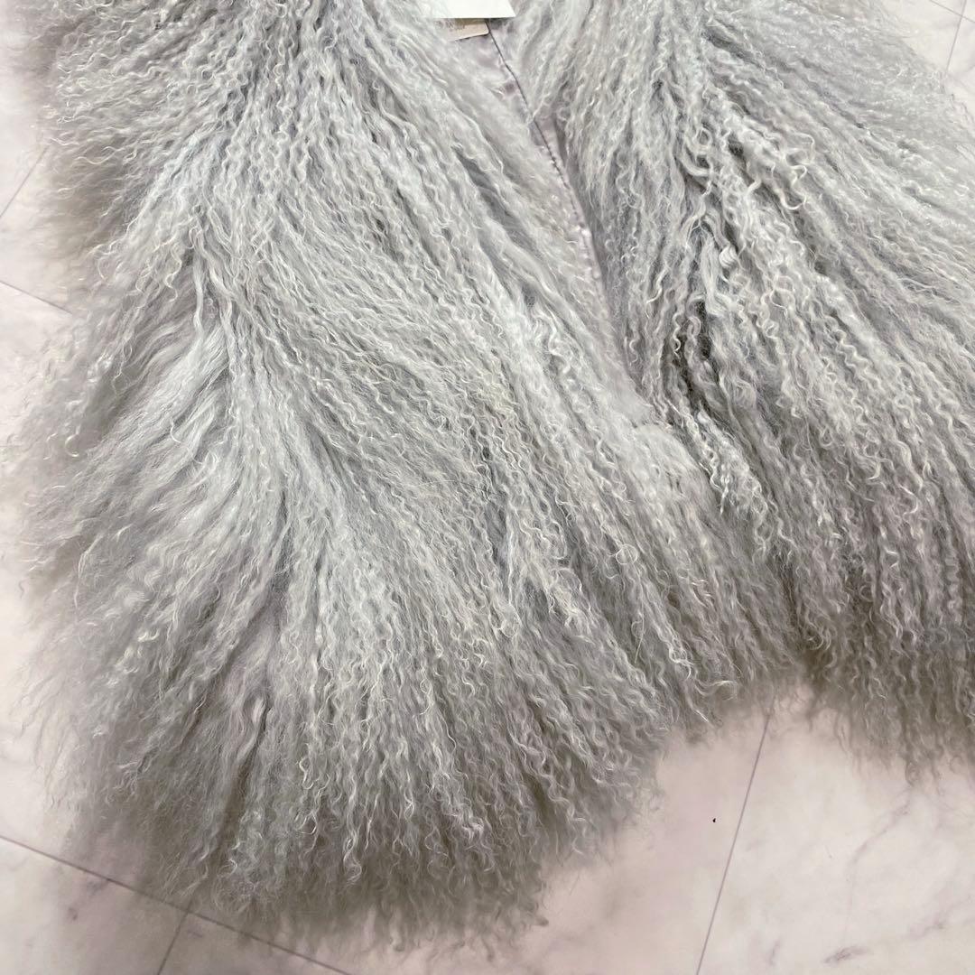 新品✨タグ付き　マカフィー　トゥモローランド　ラム　リアルファーベスト