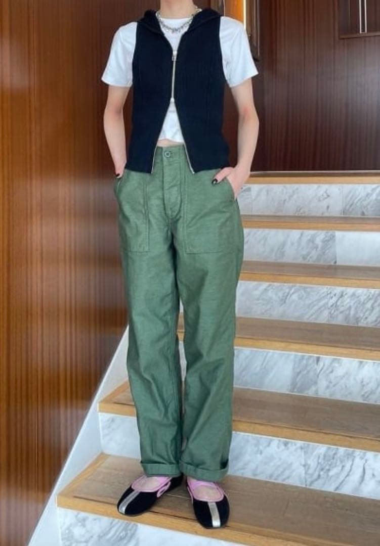 kaneroni　orslow US ARMY FATIGUE GREEN