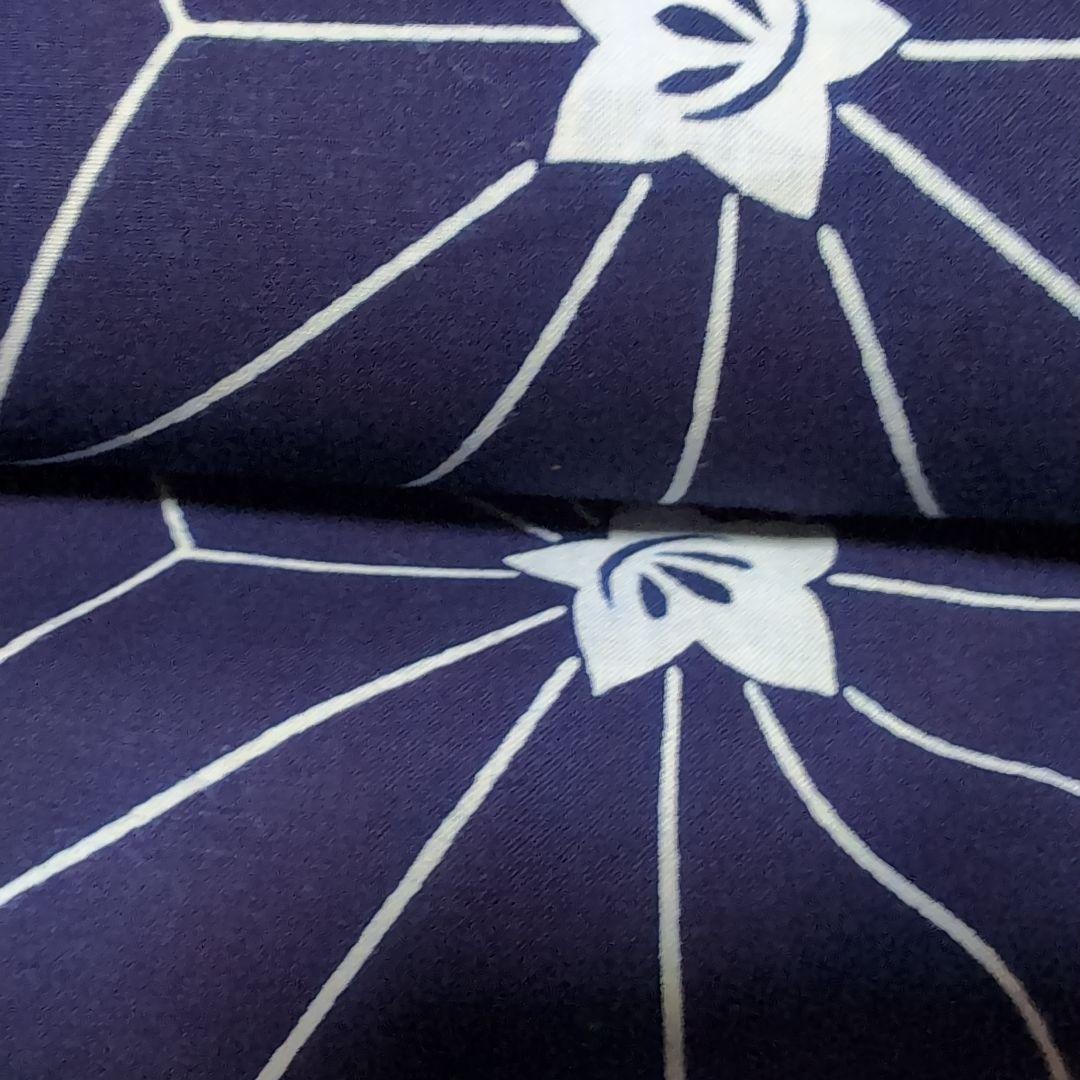 竺仙　浴衣反物　桔梗　コ一マ糸使用