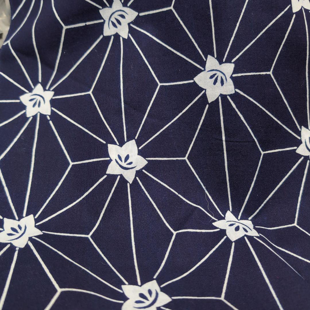 竺仙　浴衣反物　桔梗　コ一マ糸使用