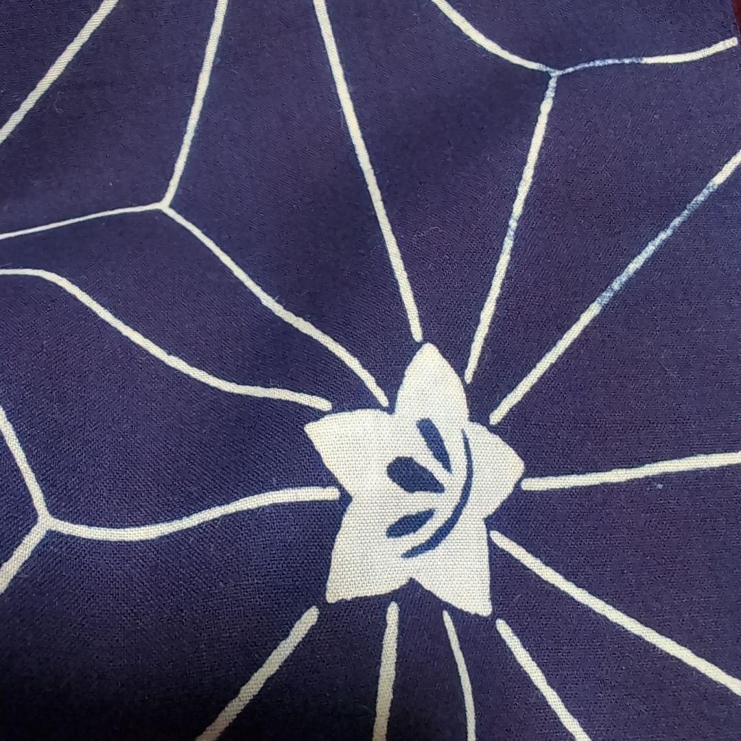 竺仙　浴衣反物　桔梗　コ一マ糸使用