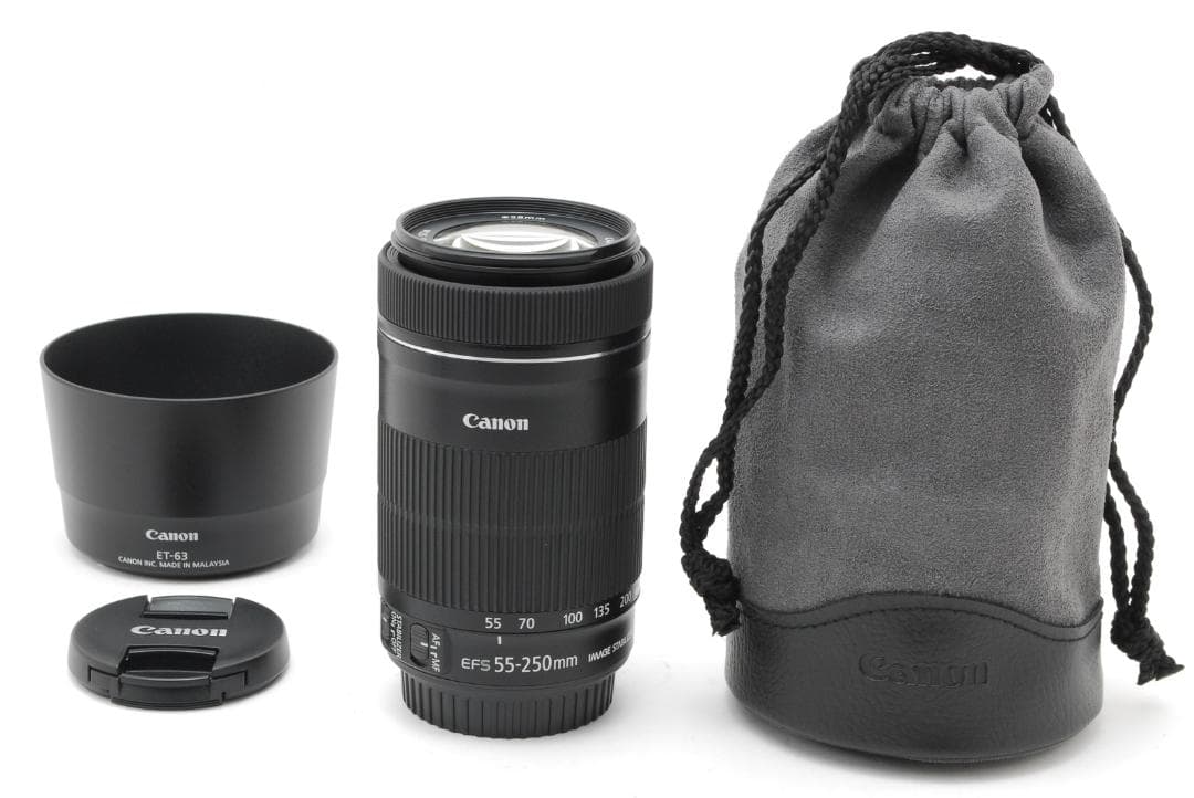 美品 Canon EF-S 55-250mm 4-5.6 IS STM #220