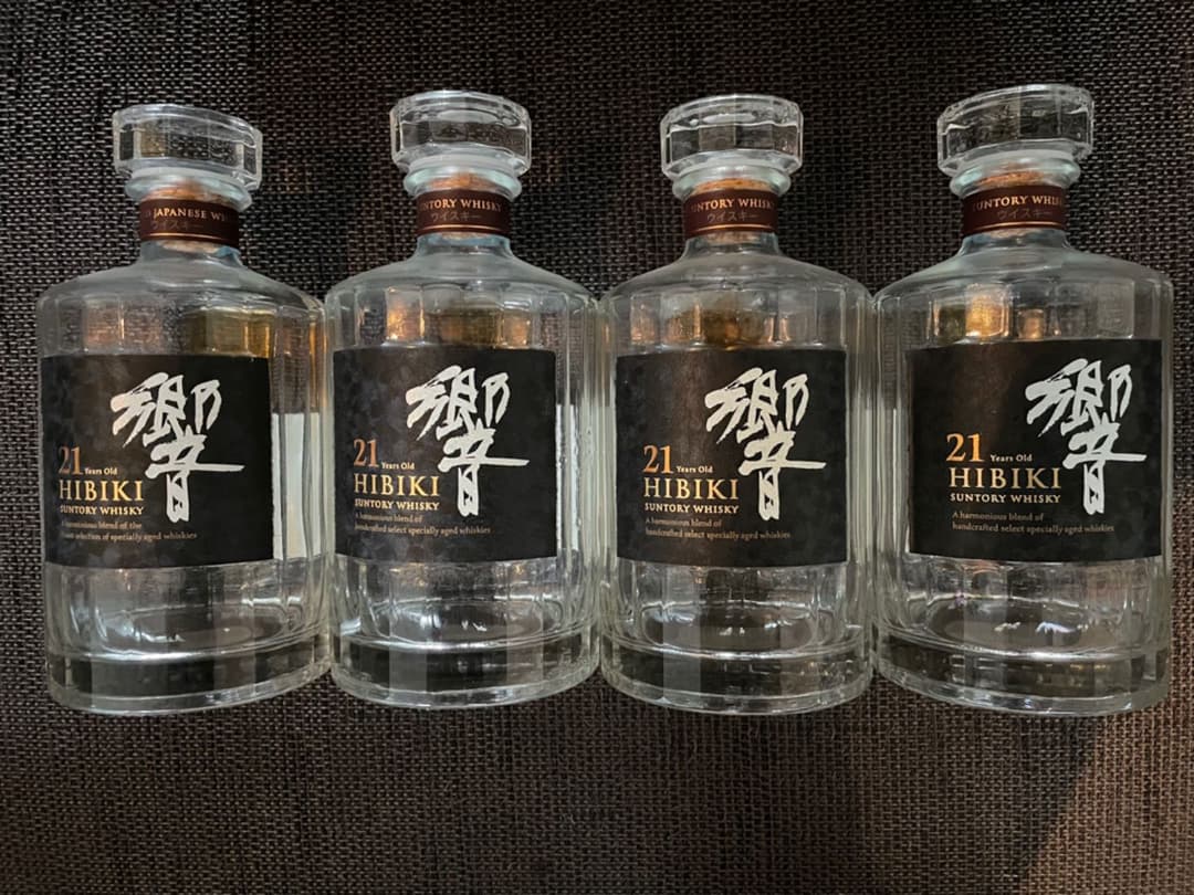 響21年 空瓶　4本セット