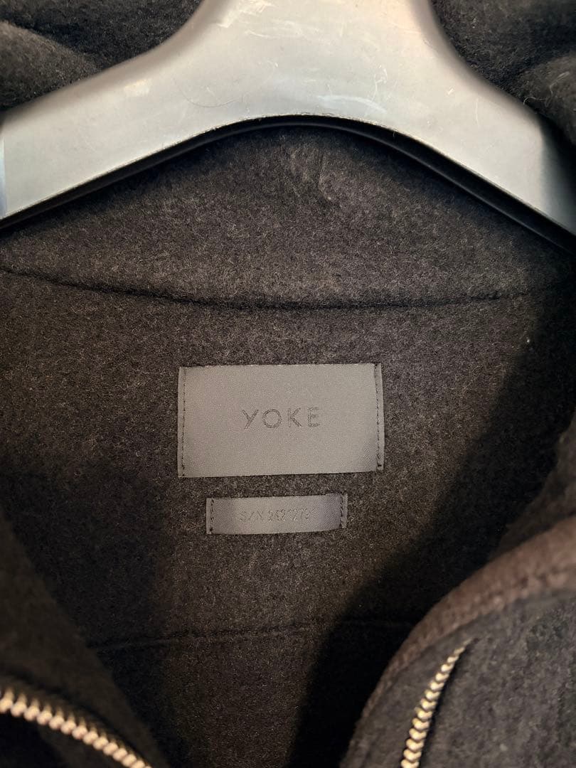 トップス YOKE 24AW WOOL FREECE HALF ZIP PULLOVER