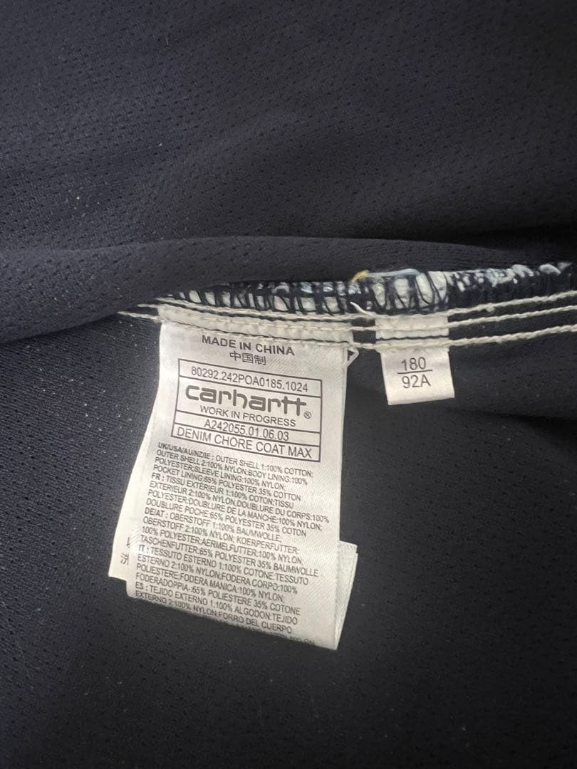 ジャケット・アウター CarharttWIP INVINCIBLE Denim Chore Coat