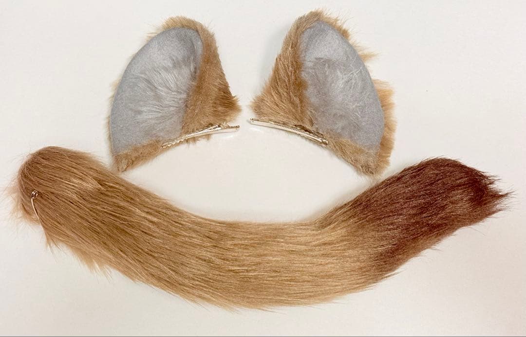 ラギー・ブッチ 耳 尻尾 獣耳 コスプレ ツイステ ケモ耳 即納品 ㉒