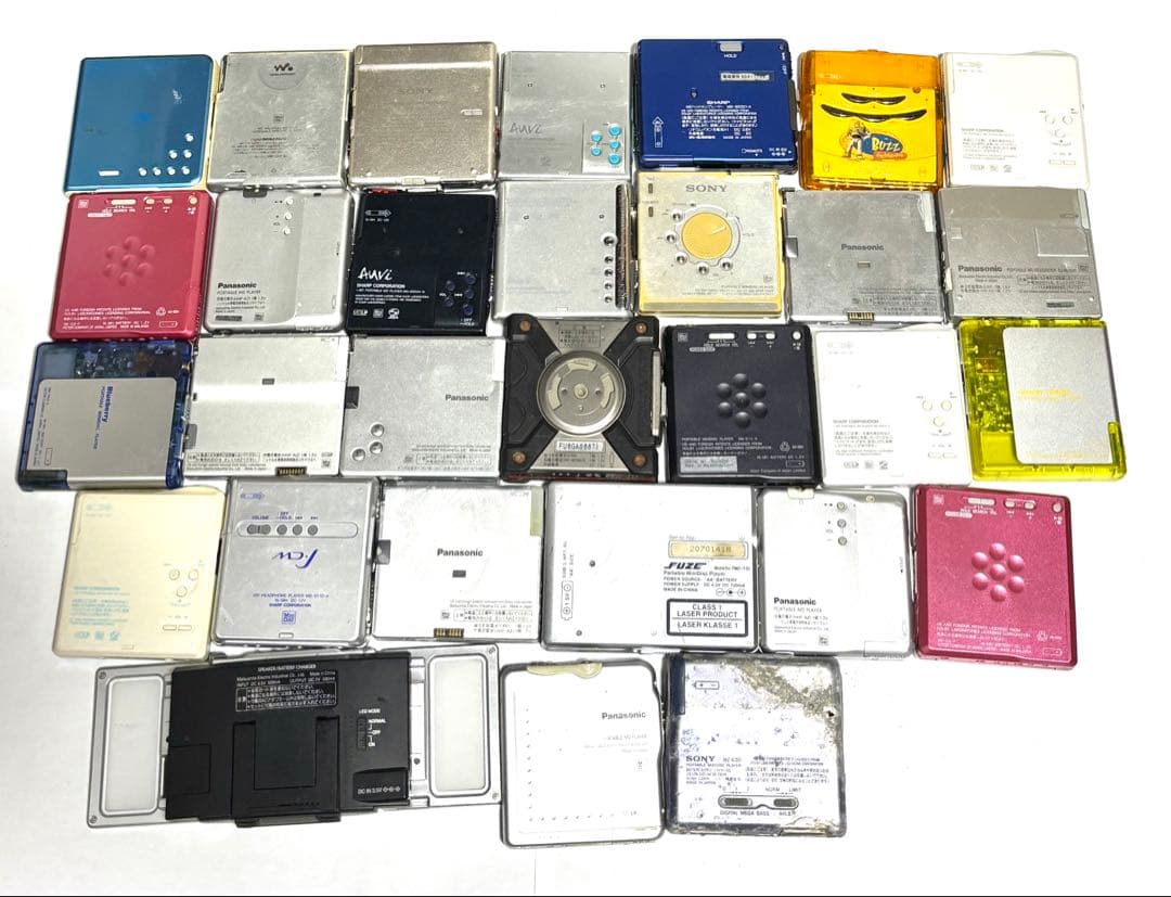 MDプレーヤー ジャンク品 30台 まとめセット