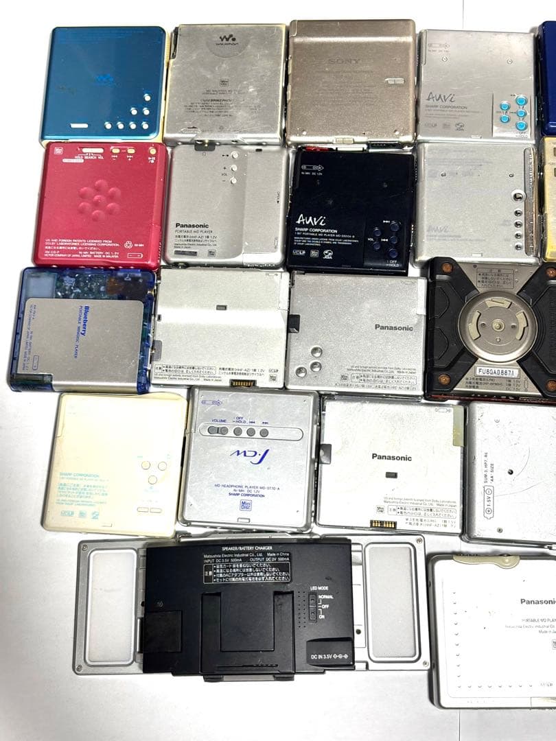 MDプレーヤー ジャンク品 30台 まとめセット