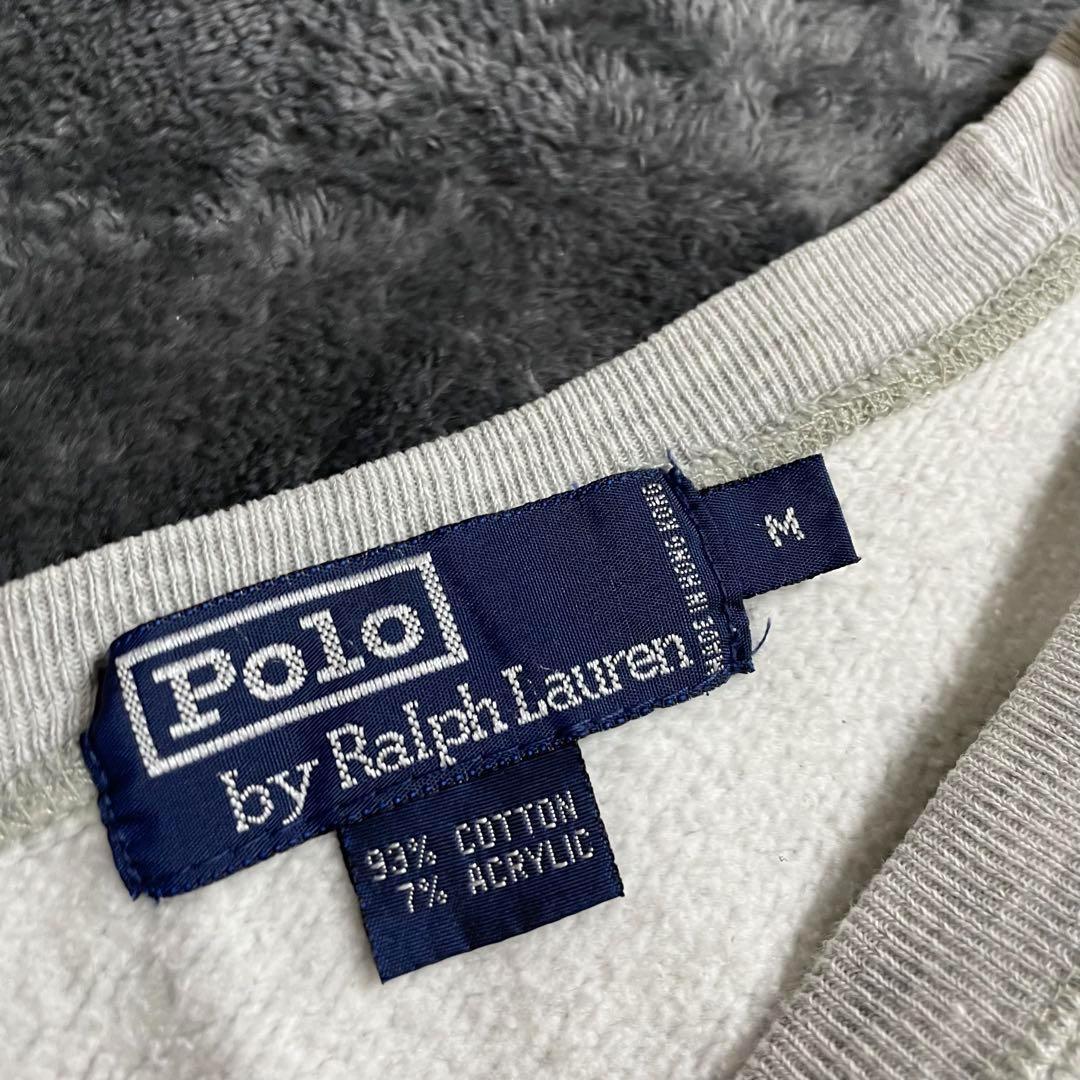 90s POLO by Ralph Lauren ラグランスウェット　ポロベアー