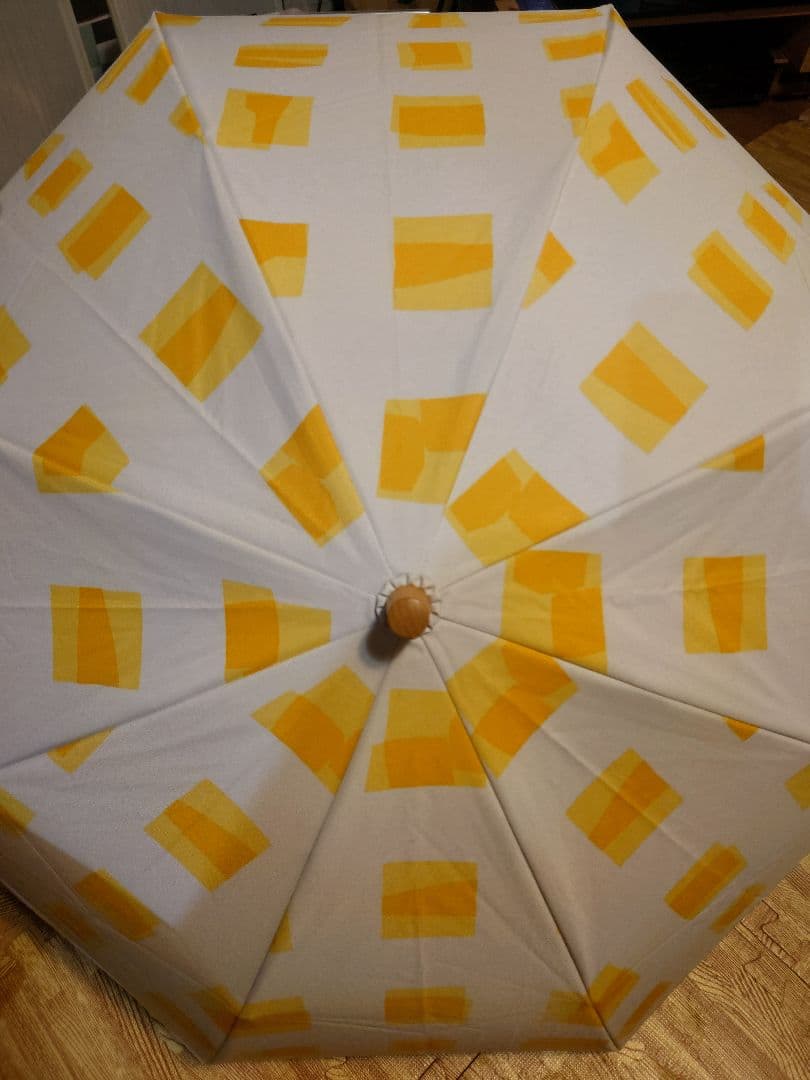 サンバリア100　折りたたみ日傘　 2つ折り　イエローキューブ