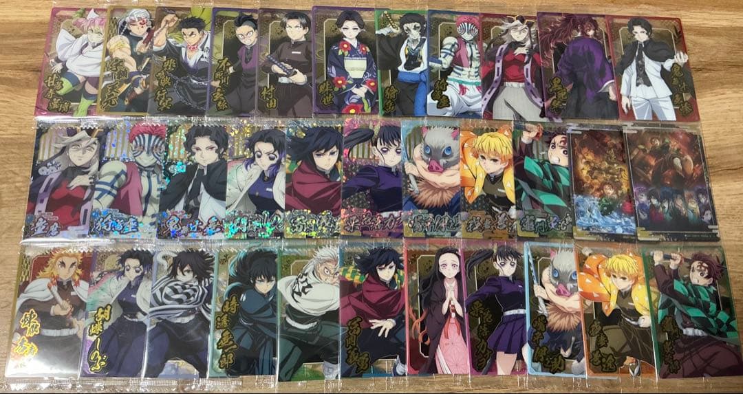 ⭐︎鬼滅の刃⭐︎ ウエハースカード 10弾 コンプリート 全33種 sr