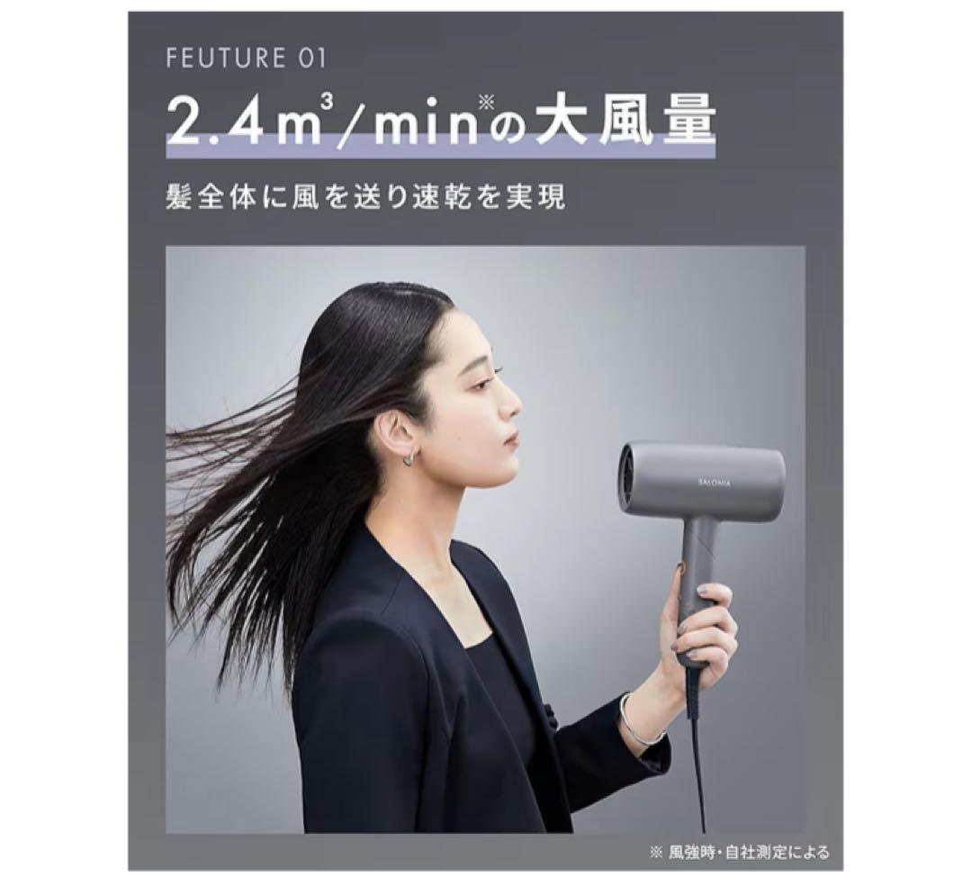 サロニア スムースシャイン ドライヤー グレー SAL23209GR 新品未開封
