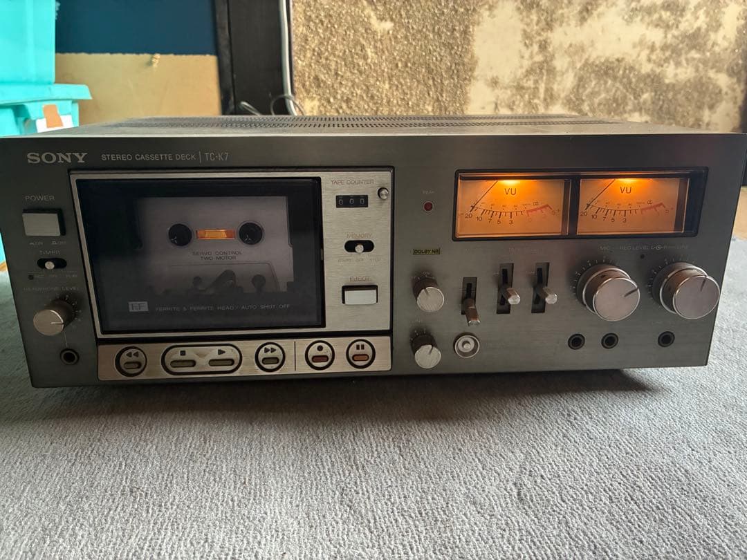 ポータブルプレーヤー SONY STEREO CASSETTE DECK TC-K7