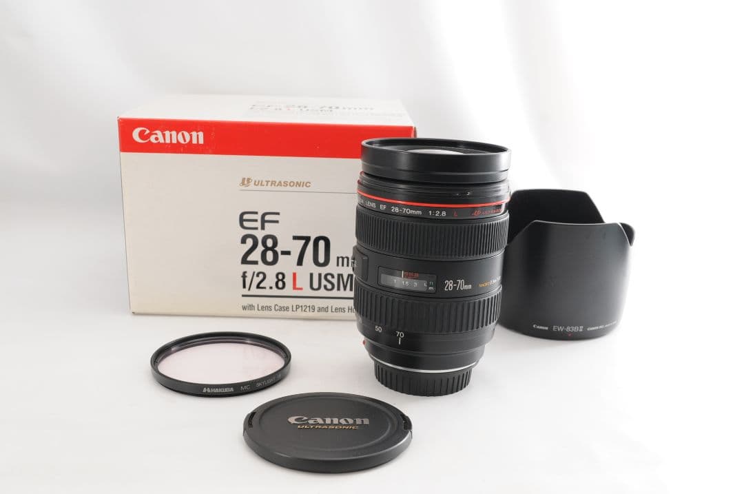 Canon EF28-70mm F2.8 L USM ズームレンズ フード 箱付
