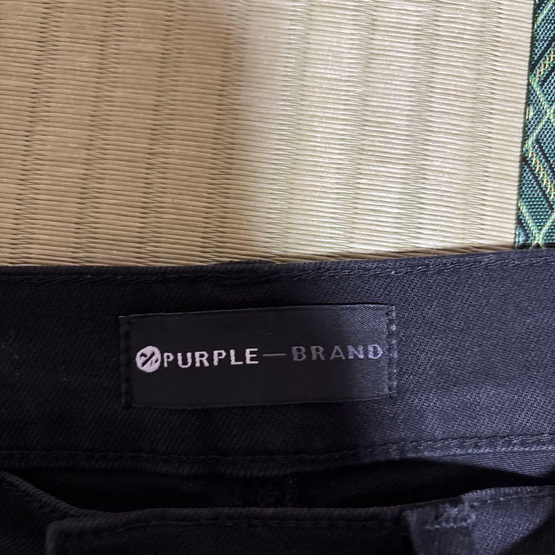 PURPLE BRAND スキニーデニム ブラック 30