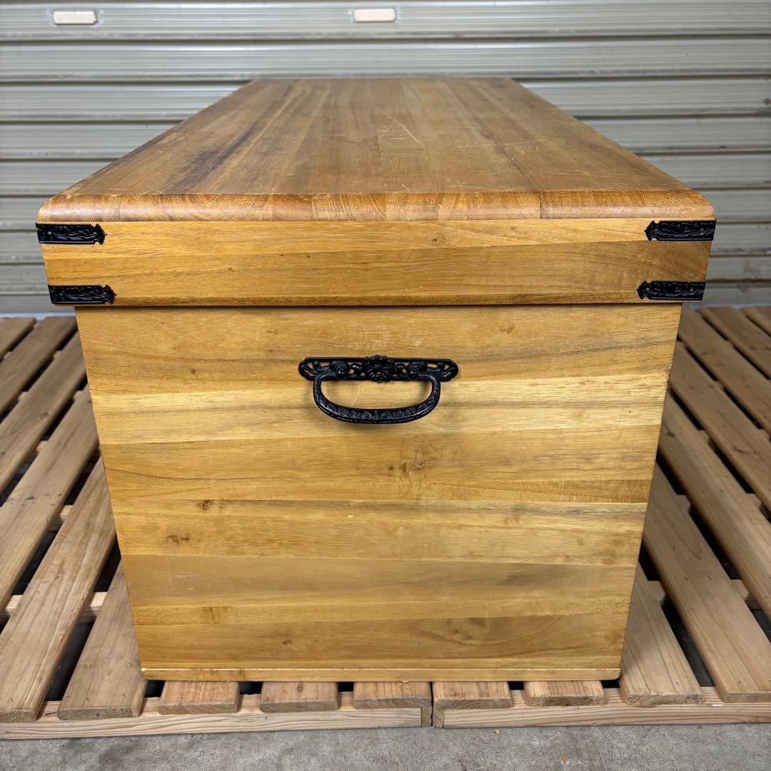 【送料込】昭和レトロ　収納箱　着物収納ケース　木製　ヴィンテージ　レトロ家具