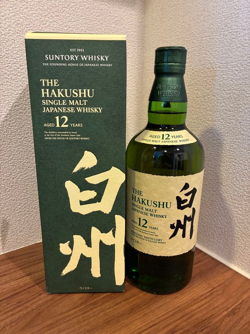 サントリー 白州 12年 シングルモルトウイスキー　新品