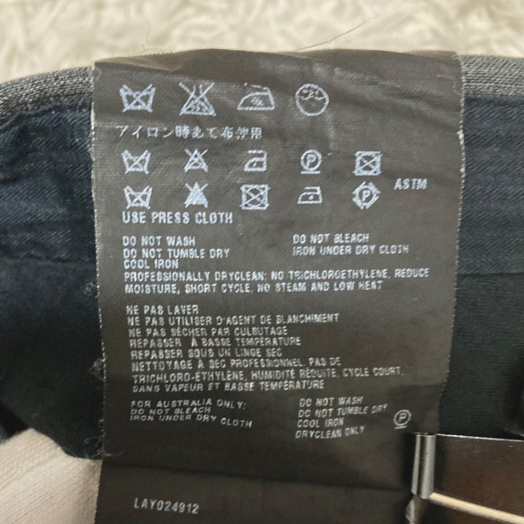 13272✨プラダ スーツ セットアップ ウール100% グレーストライプ 44