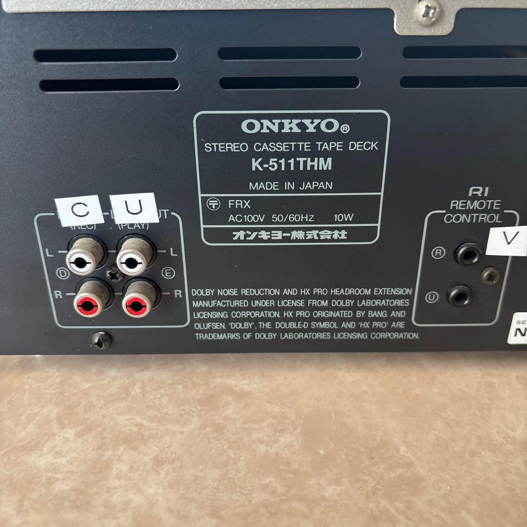 ★ジャンク★ ONKYO 3HEAD DUAL CAPSTAN K-511THM