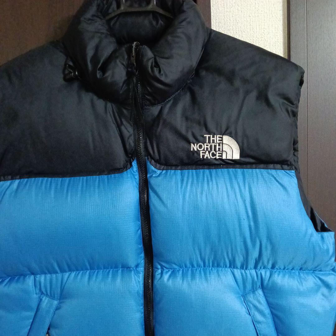 THE NORTH FACE ダウンベスト 青・黒
